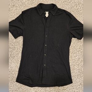 Heritage Black Short Sleeve Polo Shirt